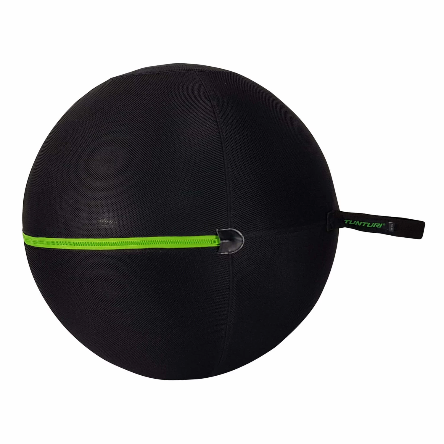 Tunturi Gymball Cover With Green Zipper 3 Tunturi Gymball Cover With Green Zipper