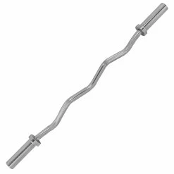 Tunturi Olympic Curlbar SpringCol Chrome 120 Cm - Ø 50 Mm