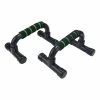Tunturi Push Up Bar PVC, Black/Green -Fitness Apparaten Winkel push up bar pvc black green