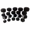 Tunturi Rubber Dumbbells Set -Fitness Apparaten Winkel rubber dumbbells set